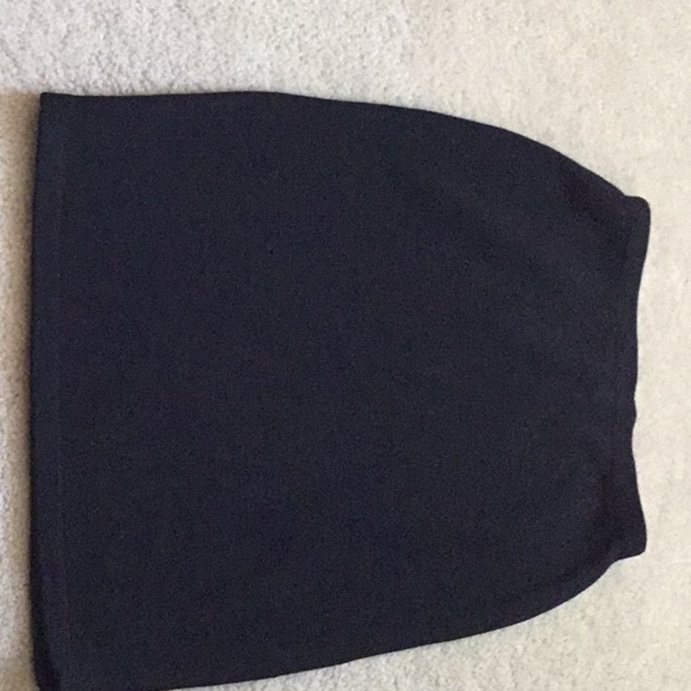 Rich and Levy black knit skirt.